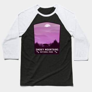 Smoky mountains national park-vintage Baseball T-Shirt